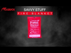 پتوی فایبرگلاس آتش اضطراری مقاوم در برابر حرارت برای خانه و مدرسه