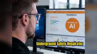 ماسک تنفسی خود نجات ZL60 اندازه کوچک مواد شیمیایی داخلی شامل ویترین معدن زیرزمینی