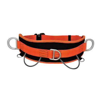 خرید 3 D-Ring Full Body Safety Harness 810-1210mm کمربند بازدارنده سقوط قابل تنظیم با 100٪ Polyester Webbing تولید آنلاین
