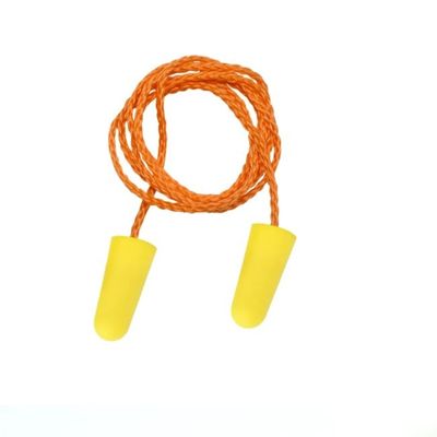 خرید گوش گیره های فوم آهسته برگشتی غیر سمی گوش گیره های طناب دار سیلیکونی Pu 85db تولید آنلاین