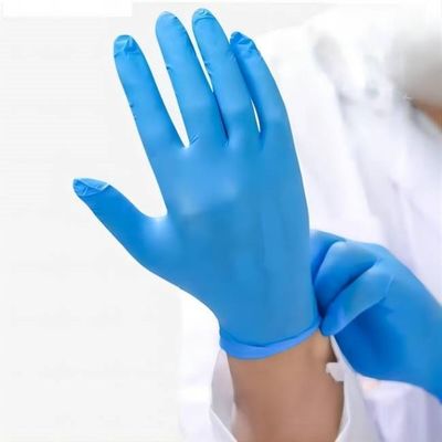 خرید CE Black Protective Gloves یکبار مصرف نیتریل دستکش آبی یکبار مصرف 3.5 گرم تا 6.5 گرم تولید آنلاین