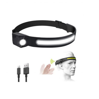 خرید 1200 Lumen USB قابل شارژ مجدد IP65 ضد آب چراغ جلو LED برای کمپینگ و نگهداری نور کار تولید آنلاین