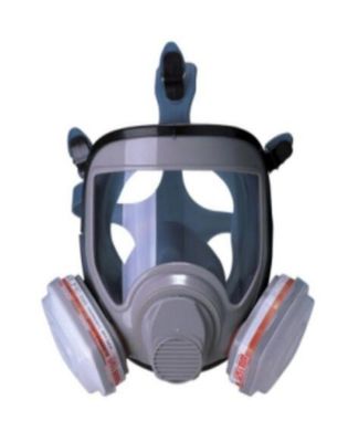 خرید TPE Gray Full Face Respirator Protection Dust Respirator Mask Dust Gas Defense تولید آنلاین