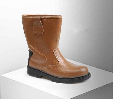 خرید چکمه های کاری صنعتی 33 سانتی متری جوشکاری کفش های پنجه فولادی US3-14 UK2-13 تولید آنلاین
