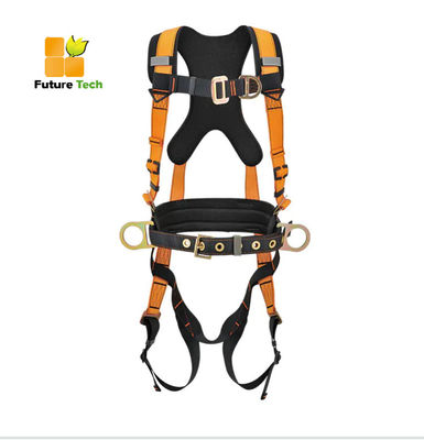 خرید حلقه D پشتی ایمنی مهار کامل بدن با تنظیم 6 نقطه پشتی D-Ring تولید آنلاین