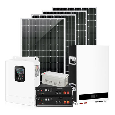 خرید کیت خورشیدی کامل بدون شبکه با باتری های لیتیوم 1000W-7200W برای تامین برق مستقل تولید آنلاین