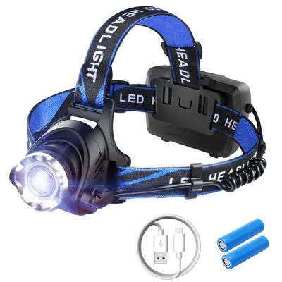 خرید روشنایی 300 لومن چراغ قوه چراغ جلو LED با زاویه قابل تنظیم IPX4 ضد آب برای کمپینگ و پیاده روی تولید آنلاین