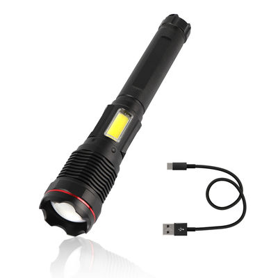خرید 16000 لومن چراغ قوه ضد آب LED قابل شارژ برای کمپینگ پیاده روی و فعالیت های در فضای باز تولید آنلاین