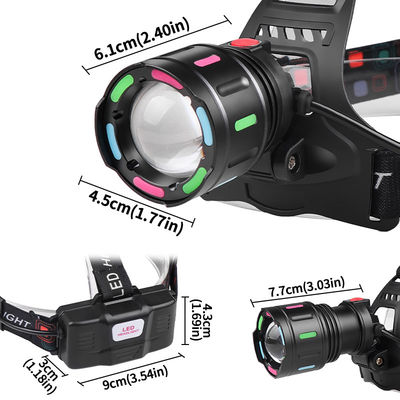 خرید FT8507 چراغ جلو LED قابل شارژ مجدد، 1000 لومن ، IPX4 ضد آب ، آلیاژ آلومینیوم + ABS تولید آنلاین