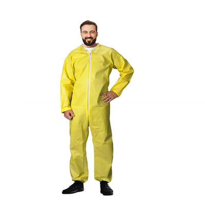 قیمت خوب پوشش محافظ یکبار مصرف زرد نوع 3 6XL Chemical Protective Ppe Suit یکبار مصرف آنلاین