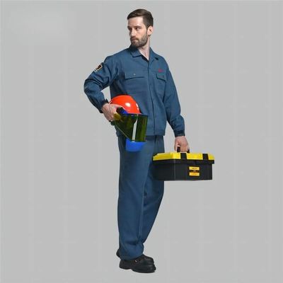 قیمت خوب یونیفورم های کاری ایمنی مهندسین برق با پارچه ضد شعله برای حفاظت از فلش های قوس، استاندارد NFPA 70E، سبک و راحت آنلاین
