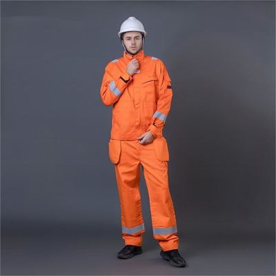 قیمت خوب لباس کار ایمنی 65% پنبه 35% پلی استر روپوش سبک ضد حریق NZS آنلاین