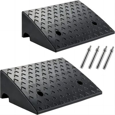 قیمت خوب لوازم جانبی ایمنی جاده برای دوچرخه های ویلچری رمپ های لاستیکی 19X15 اینچی آنلاین