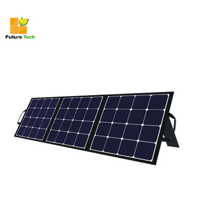 قیمت خوب پنل خورشیدی تاشو مونو کریستالی 150 وات با راندمان بالا برای خاموشی کمپر آنلاین