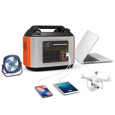 قیمت خوب کمپینگ در فضای باز نیروگاه های قابل حمل 486wh 500W باتری قابل حمل پشتیبان آنلاین
