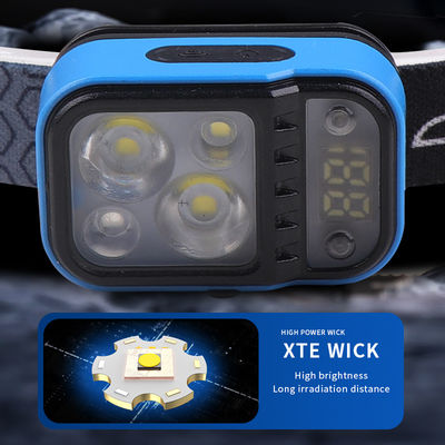 قیمت خوب چراغ جلو LED ضد آب IPX4 400-500 لومن با طراحی فشرده برای فعالیت در فضای باز آنلاین